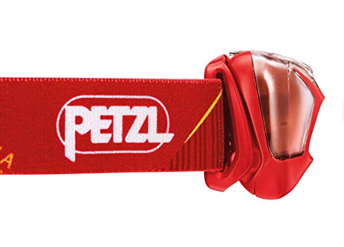 Petzl Frontal TIKKINA ROJA lámpara, Unisex-Adult, Rojo, One Size