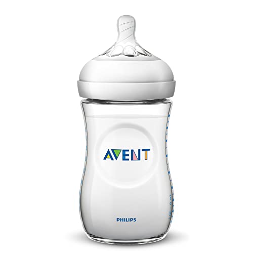 Philips Avent SCF033/17 - Biberón natural de 260 ml, transparente