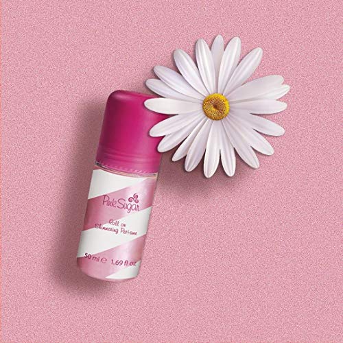 Pink Sugar ROLL-ON Shimmering Perfume de Aquolina en el práctico formato de 50ml para perfumar e iluminar la piel en un solo gesto