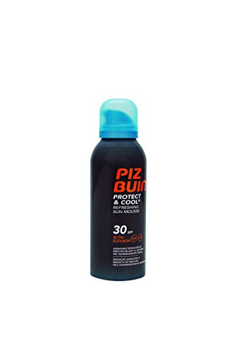 Piz Buin - Protección Solar, Protect & Cool Espuma Solar Refrescante SPF 30 - Protección media Bote 150 ml