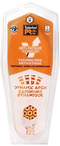 Plantilla de reemplazo de tecnolog¨ªa anti-fatiga para hombres, naranja, medio / 8-9 m US