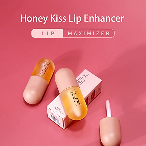 Plumper natural para labios,extractos de plantas,suero de labios,mejorador de labios,bálsamo de labios,brillo de labios hidratante transparente para labios más llenos y labios de belleza hidratados