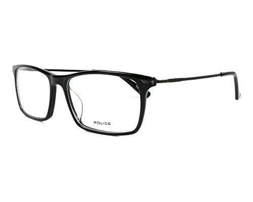 Police - Montura de gafas - para hombre Negro glänzend schwarz - gun metall Large