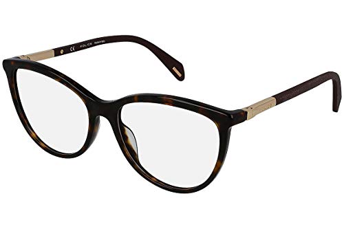 Police S0348998 Montura de Gafas VPLA07550722 para Mujer, Multicolor, 55 mm