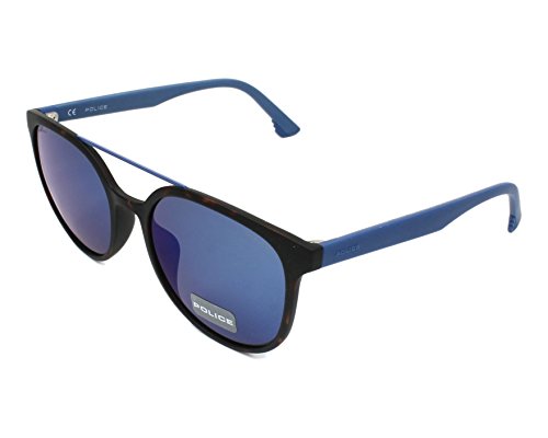 Police SPL634-7VEP Gafas, Havana, 55/19/145 Unisex Adulto