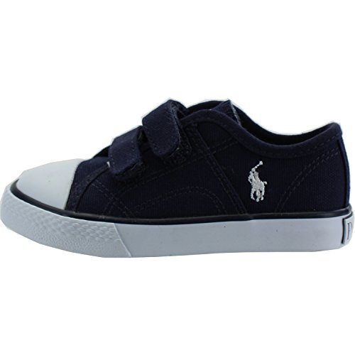 POLO RALPH LAUREN - Zapatilla con velcro azul marino