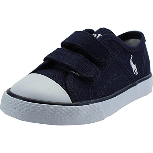 POLO RALPH LAUREN - Zapatilla con velcro azul marino