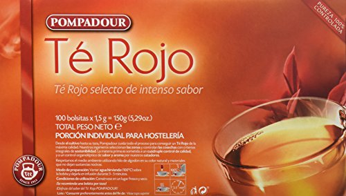 Pompadour Té Rojo - 100 bolsitas