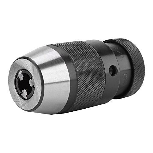 Portabrocas de acero B16 de 0-13 mm, apriete automáticamente portabrocas de torno sin llave portabrocas para taladro eléctrico de torno