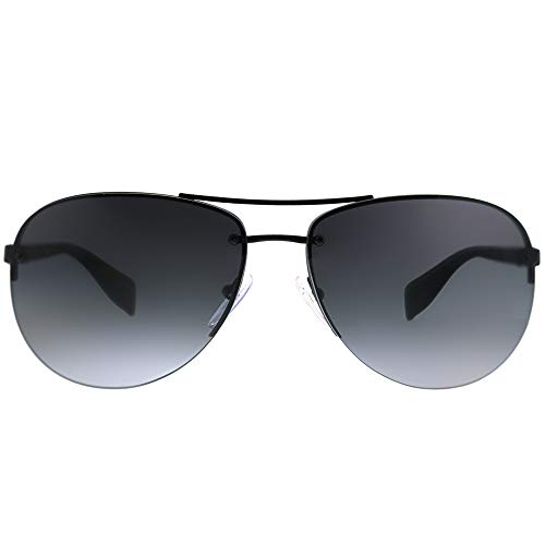 Prada LINEA ROSSA PS 56MS Gafas de Sol, Black Rubber, 62 para Hombre