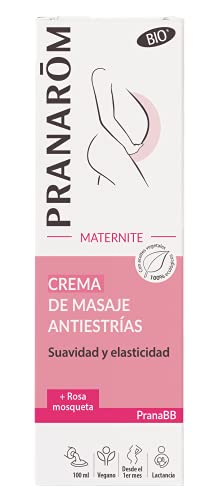 Pranarom PRANABB Maternidad Crema Anti-estrias 100ml, Negro, Estandar, 100