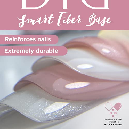 Premium Fiber Base Gel - Didier Lab - Para Uñas Dañadas- Fortalecedor - Para lámpara UV y LED - Base semipermanente de calidad profesional - Con Vitaminas - Manicura de GelManicura francesa