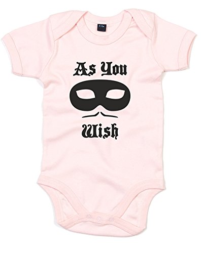 Print Wear Clothing - Body - para bebé niño Rosa Powder Pink/Black