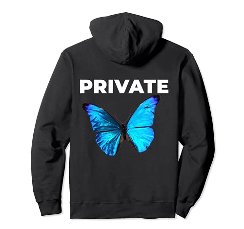 Private Butterfly Club Worldwide Europe Earth Travel Sudadera con Capucha