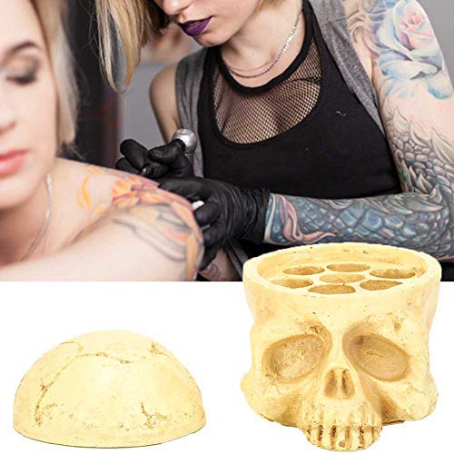 【𝐏𝐫𝐨𝐦𝐨𝐜𝐢ó𝐧 𝐝𝐞 𝐒𝐞𝐦𝐚𝐧𝐚 𝐒𝐚𝐧𝐭𝐚】Accesorio de tatuaje, duradero soporte para vasos de tinta de tatuaje de 7 agujeros, de moda para tatuador principiante tatuador amantes del tatuaje