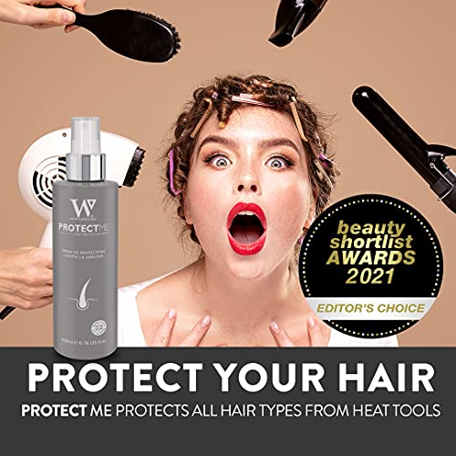 Protect Me - Spray protector térmico - Anti Frizz, Color Protección & UV, Contra Calor, Da Brillo y Cuerpo 200ml