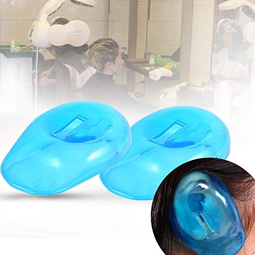 Protector Escudo Cubierta de Oreja, 2 pcs Protector de Oído para Peluquería Protege de Oreja para Tinte de Pelo Antimanchas Orejeras Proteger las Orejas del Tinte