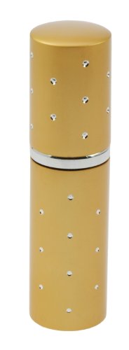 Pulverizador de bolsillo 46162 para 10 ml con detalles en plata, altura 9 cm, plata, oro, de Fantasia