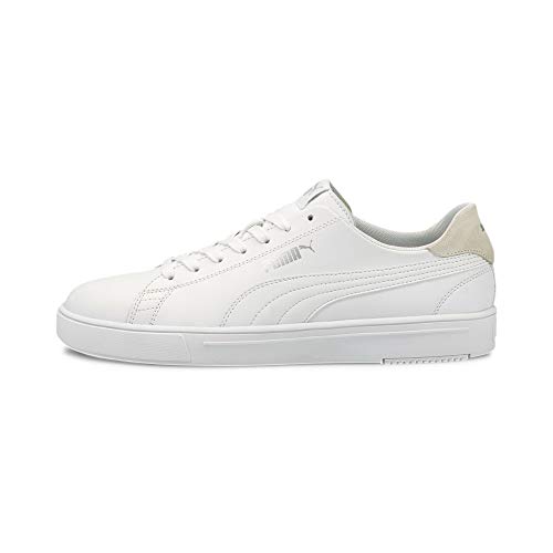 PUMA Serve Pro Lite, Zapatillas Unisex-Adulto, Blanco (White/Black/Silver/High Risk Red), 38 EU