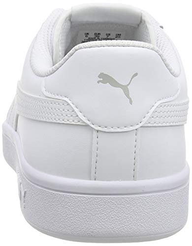 PUMA Smash v2 L, Zapatillas Bajas, para Unisex adulto, Blanco (Puma White-Puma White), 42.5 EU