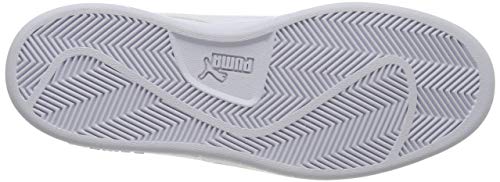 PUMA Smash v2 L, Zapatillas Bajas, para Unisex adulto, Blanco (Puma White-Puma White), 42.5 EU