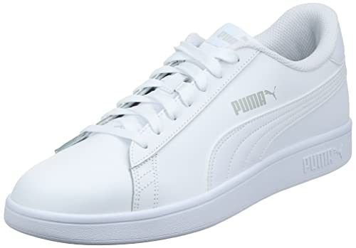 PUMA Smash v2 L, Zapatillas Bajas, para Unisex adulto, Blanco (Puma White-Puma White), 42.5 EU