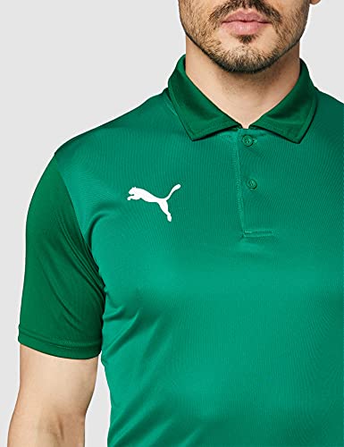 PUMA teamGOAL 23 Sideline Polo Camiseta, Hombre, Pepper Green/Power Green, L