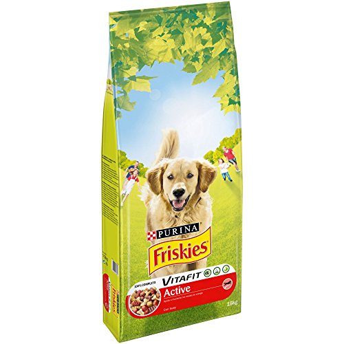 Purina Friskies Vitafit Active Pienso para Perro Adulto Buey 15 Kg