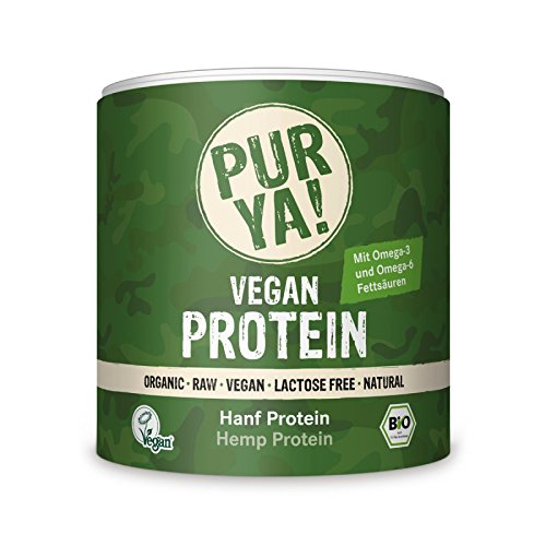 Purya Proteína Vegetal 100% Cáñamo Ecológica - R, Verde, Standard, 250 g