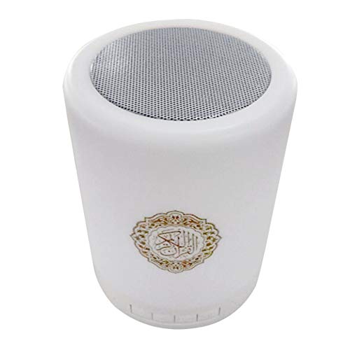 Quran Light Altavoz Bluetooth, lámpara táctil de altavoz Bluetooth, Coran Musulman, Traducción del Corán, Lámpara LED Smart Touch Carga USB, Mando a distancia para el salón