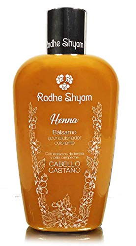 Radhe Balsamo Castaño Colorante Henn Envase De 250 Ml 100 g