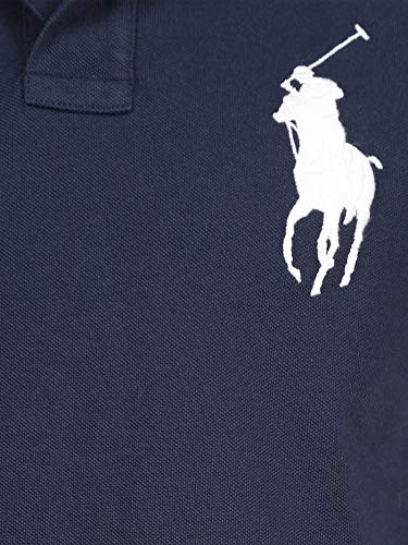 Ralph Lauren Big Pony - Polo de manga corta para hombre, azul marino, M