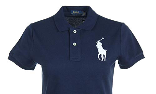 Ralph Lauren Big Pony - Polo para mujer azul marino XS