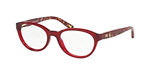 Ralph Lauren POLO 0PP8526 Monturas de Gafas, Red Transparente, 49 para Mujer