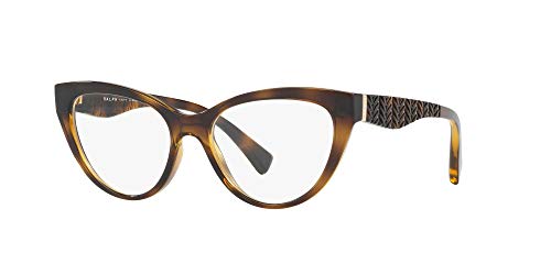 Ralph Lauren RALPH BY 0RA7106 Monturas de Gafas, Dark Havana, 53 para Mujer