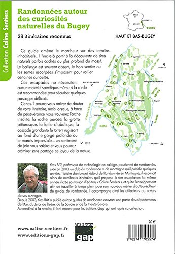 Randonnées autour des curiosités naturelles du Bugey , 38 itinéraires reconnus - Haut et Bas Bugey: Haut et Bas-Bugey - Cascades, roches percées, ... - 38 itinéraires reconnus (Caline Sentiers)