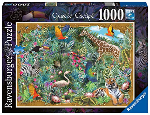 Ravensburger Puzzle, Puzzle 1000 Piezas, Escape Exótico, Puzzles para Adultos, Puzzle Animales, Rompecabezas Ravensburger