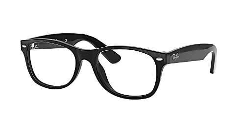 Ray-Ban 0rx 5184 2000 54 Monturas de Gafas, Shiny Black, Unisex-Adulto