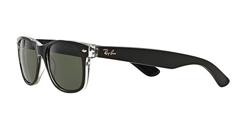 Ray-Ban 2132, Gafas de Sol Unisex, Multicolor (Negro), 55 mm