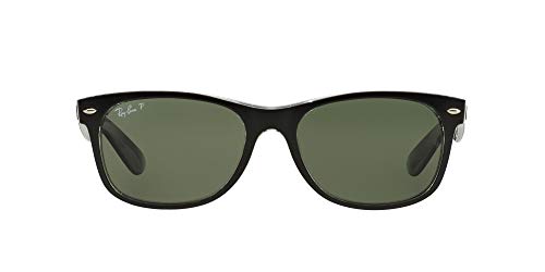 Ray-Ban 2132, Gafas de Sol Unisex, Multicolor (Negro), 55 mm