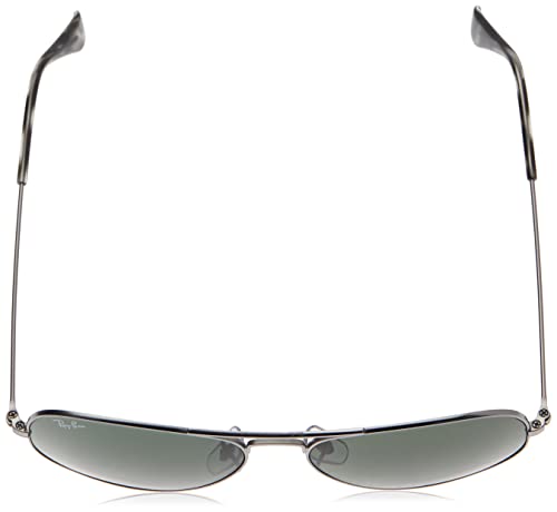 Ray-Ban Aviator Gafas, Gris, 62 mm Unisex Adulto