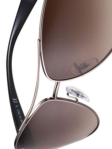 Ray-Ban de los hombres Gafas de sol de aviador RB3386, marrón, One Size