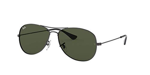 Ray-Ban RB 3362 Cockpit Gafas de Sol, Gunmetal, 56 para Hombre