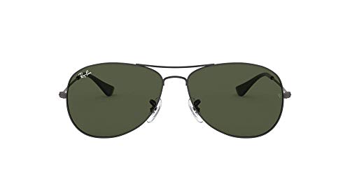 Ray-Ban RB 3362 Cockpit Gafas de Sol, Gunmetal, 56 para Hombre