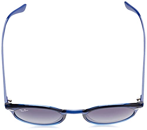 Ray-Ban Rj9064s Lentes, Azul Transparente/Gris Gradiente Azul Oscuro, 44 Unisex niños