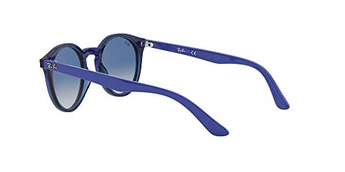 Ray-Ban Rj9064s Lentes, Azul Transparente/Gris Gradiente Azul Oscuro, 44 Unisex niños