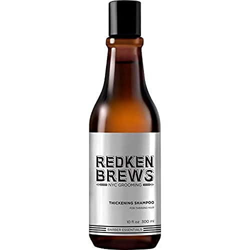 REDKEN Brews Thickening - Champú para cabello fino o afinado