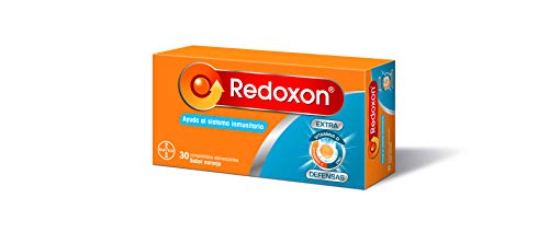 Redoxon Extra Defensas Complemento Alimenticio con Vitamina D, Vitamina C y Zinc, Ayuda al Sistema Inmunitario, Sabor Naranja, 30 Comprimidos Efervescentes