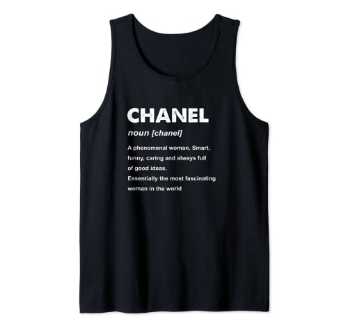 Regalo de nombre de Chanel Camiseta sin Mangas