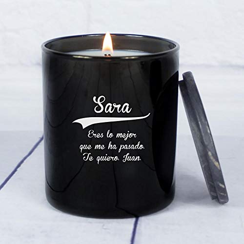 Regalo Personalizado: Vela Personalizable Nombre y dedicatoria